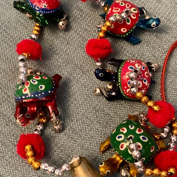 Lacquered Turtles Wall Door Hanging Garland Strand - Picture 6 of 8